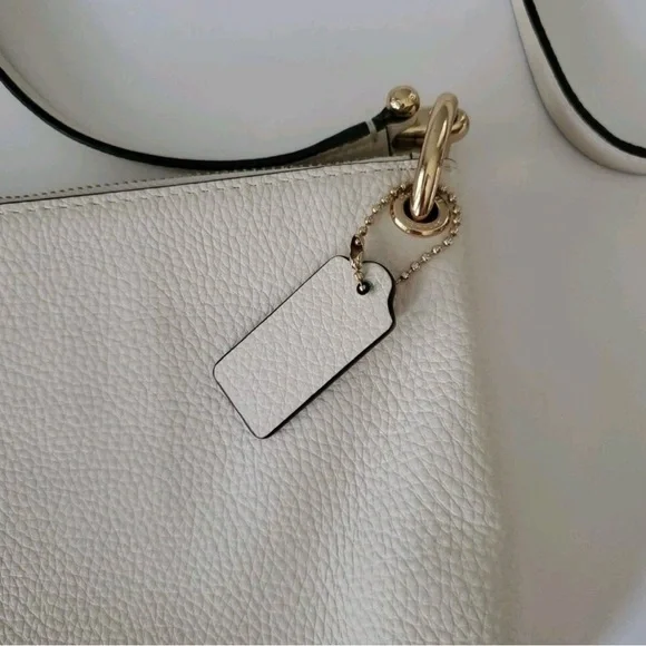 Coach Cream Leather Crossbody Bag - Picture 4 of 10